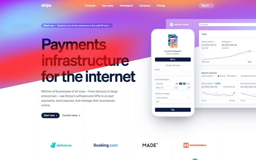 unique selling proposition example Stripe homepage 1 IICAqy